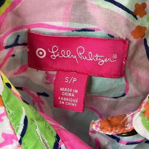 Lilly Pulitzer for Target Nosey Posey Floral Button Down Blouse - S - Picture 4 of 5